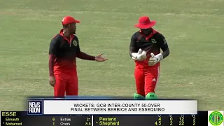 WICKETS GCB INTER COUNTY 50 OVER FINAL BETWEEN BERBICE AND ESSEQUIBO