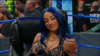 Sasha, Zelina e carmella attacks Bianca belair - SmackDown August 13 2021.