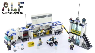 Lego City 7743 Police Command Center - Lego Speed Build Review