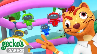 Bouncy Castle Blimp Rescue | BRAND NEW | Gecko's Garage | Cartoons For Kids | Toddler Fun Learning