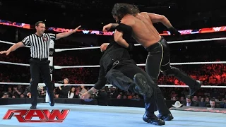 J&J Security vs. Seth Rollins – 2-on-1 Handicap Match: Raw, June 8, 2015