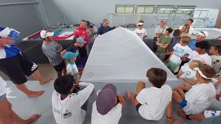 CD Sails academy with open doors  in the new sail making factory
