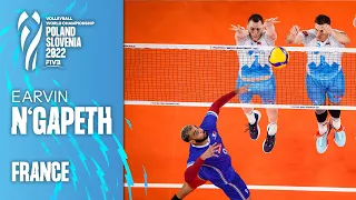 France's star outside hitter Earvin N'Gapeth  | Men's World Championships 2022