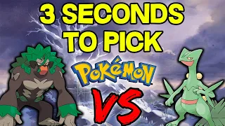 We Have 3 Seconds to Choose a Pokemon...Then we FIGHT!