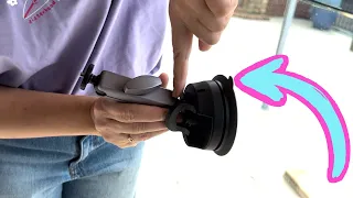 BRDRC Pocket 3 Suction Cup Mount, Car Mount Windshield and Window Camera Holder