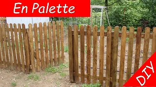 creation of a wooden fence (fence) very simple and effective, free, DIY