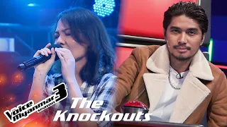 Naw Zarli: "လေလွင့်လူ" | The Knockouts,Week-14 - The Voice Myanmar Season 3, 2020