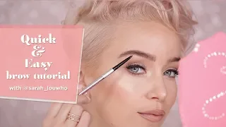 Quick & Easy Brow Tutorial | Precisely My Brow Pencil with @sarah_louwho