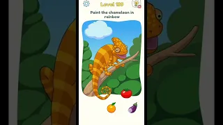 Dop 3 level 199 Paint the chameleon in rainbow