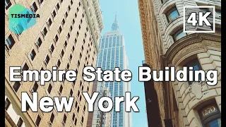 【4K】🇺🇸🗽Walking around The Empire State Building in New York City🎧, New York, United States