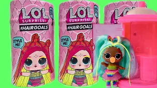 Lol Surprise Hairgoals WAVE 2 Unboxing - Rare Dolls Found + weight Hack [ NEW 2019 ]