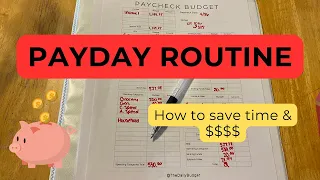 PAYDAY ROUTINE | How I Budget Weekly | Budget By Paycheck Method