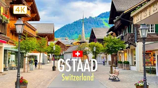 GSTAAD Saanenland Switzerland | Walking Tour [4k]