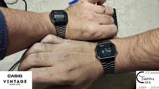 Casio Vintage A168WEGG-1AEF and A168WEGG-1BEF