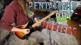 Rut Busting Pentatonic Licks!