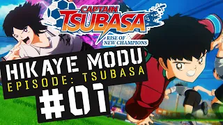 EFSANE HİKAYE Başladı 😍⚽👍★ CAPTAIN TSUBASA Rise Of New Champions [HİKAYE MODU]