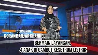 BERMAIN LAYANG-LAYANG, 4 ANAK DI GAMBUT KESETRUM LISTRIK