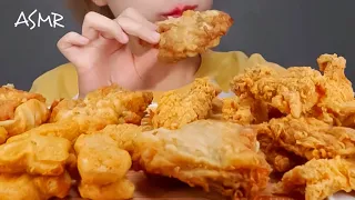 REAL MUKBANG | KFC CHICKEN EATING | COLD DRINKS | SATISFYING ASMR EATING | JINA