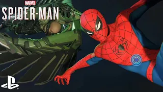 Spider-Man vs Electro and Vulture Classic Suit Marvel's Spider-Man Remastered PS5