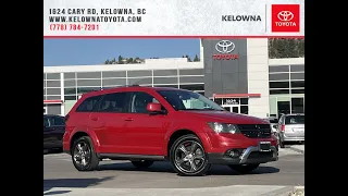 Red 2017 Dodge Journey Crossroad | 3rd Row Seats Review Kelowna BC - Kelowna Toyota