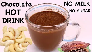 Chocolate Cashew Hot Drink Diabetes Recipe No Milk No Sugar Keto Diet