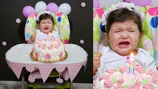 ANIVERSÁRIO DE 1 ANO DA BEBÊ LAURA!! 🎉Parabéns Laurinha 🎁