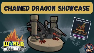 ETERNAL GLORY  CHAINED DRAGON SHOWCASE!!! World Defenders Roblox