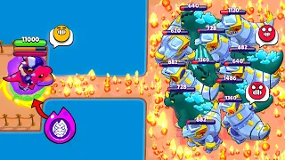 DRACO's HYPERCHARGE DESTROYED 999 GODZILLA!| Brawl Stars 2024 Funny Moments & Fails, Glitches 1260