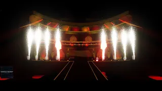 WWE Crown Jewel 2023 Seth Freakin' Rollins vs Drew McIntyre Entrances Stage Lighting Animation