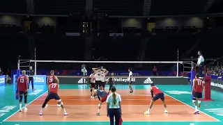 USA Volleyball Ben Patch in USA - Japan Volleyball
