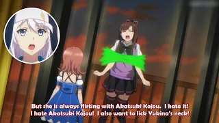 Kirasaka wants to lick yukina neck like kojo ||strike the blood S5 ep.2||