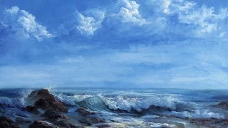 Storm Clouds & Crashing Wave | Oil Painting