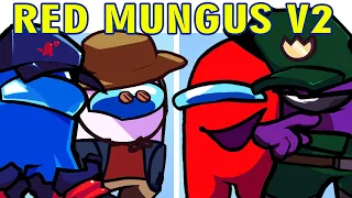 Impostor Red Mungus V2 & Friday Night Funkin + Impostor v5 Cutscenes (FNF MOD)