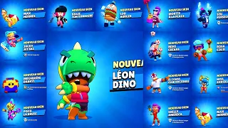 JE JOUE TOUS LES SKINS de la mise à jour BRAWL STARS! (màj juin 2021)