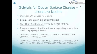 Modern Scleral Lenses – Indications, Care, Handling and Problem Solving for Ocular