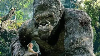 King Kong vs T-Rexes - Fight Scene - Movie Clip [4K ULTRA HD]