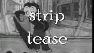 Cartoon Banned Betty Boop - Strip tease