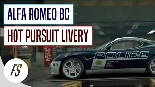 NFS WORLD: ALFA ROMEO 8C COMPETIZIONE NFS Hot Pursuit Vinyls