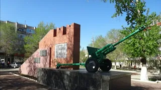Актобе, ул. Айтеки  Би, ( Ленина ), Жд вокзал, Памятник Пушка. 2 марта 2022 г.