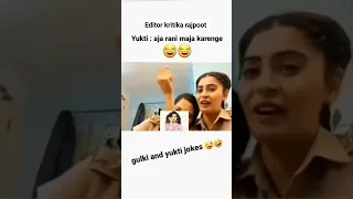 Yuki😍 Yukti kapoor and Gulki Joshi Interview 😍🙈 Ft.#kareena #maddamsir #yuki #shorts #trending #like