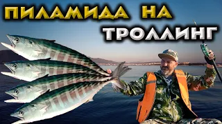 Троллинг Пеламиды. Рыбалка на черном море с лодки.