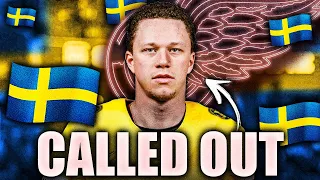 LUCAS RAYMOND JUST GOT CALLED OUT BY THE SWEDISH MEDIA… (Detroit Red Wings News)