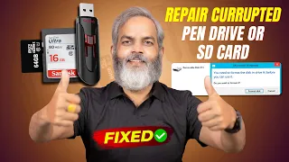 How to Repair SD Memory Card, Pen Drive Best Solution (मेमोरी कार्ड रिपेयर करने का सही तरीका) # 15