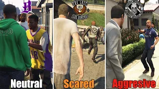 What happens if you visit enemy territories in GTA 5? (Michael,trevor and franklin)