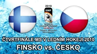 Čtvrtfinále MS v ledním hokeji 2010 - Finsko vs. Česko