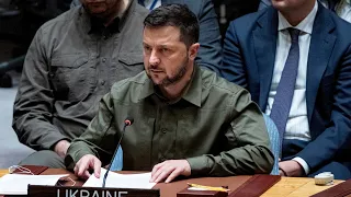 Ukraine war: Zelenskyy makes in-person plea to UN Security Council | FULL SPEECH