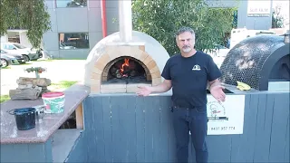 How to maintain a refractory pizza oven. Curing and Sealing.