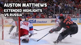 #34 Auston Matthews | WCH Extended Highlights vs Russia