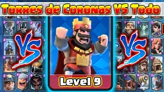 Torre de Coronas VS Todas las Cartas // Clash Royale
