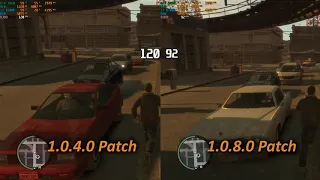 GTA IV | 1.0.4.0 vs 1.0.8.0 Patch | i7 8700K | GTX 1060 6G | Performance Test